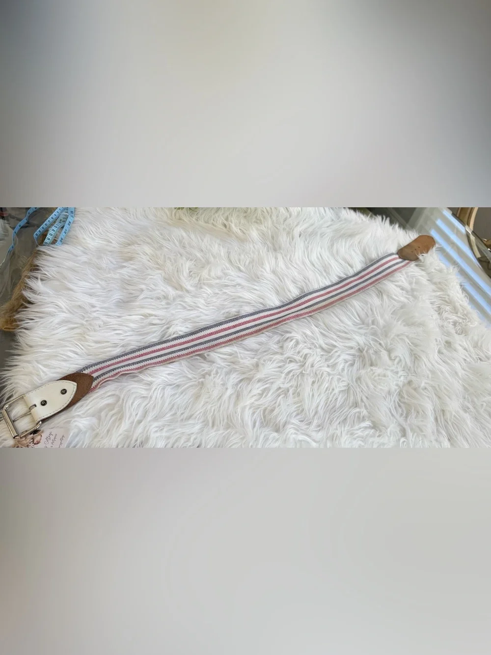 Striped Red White Navy Guitar/Bag Strap
